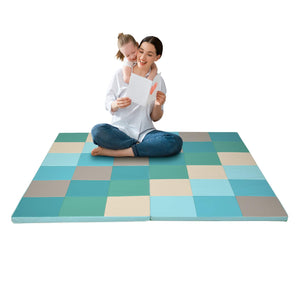 Giantex Toddler Foam Play Mat, Colorful Patchwork Toddler Foam Floor Mat