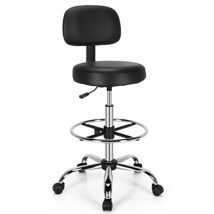 Giantex Ergonomic Drafting Chair w/Backrest