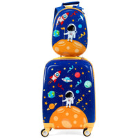 Giantex 2Pc 13"+16"/18" Kids Carry On Luggage Set