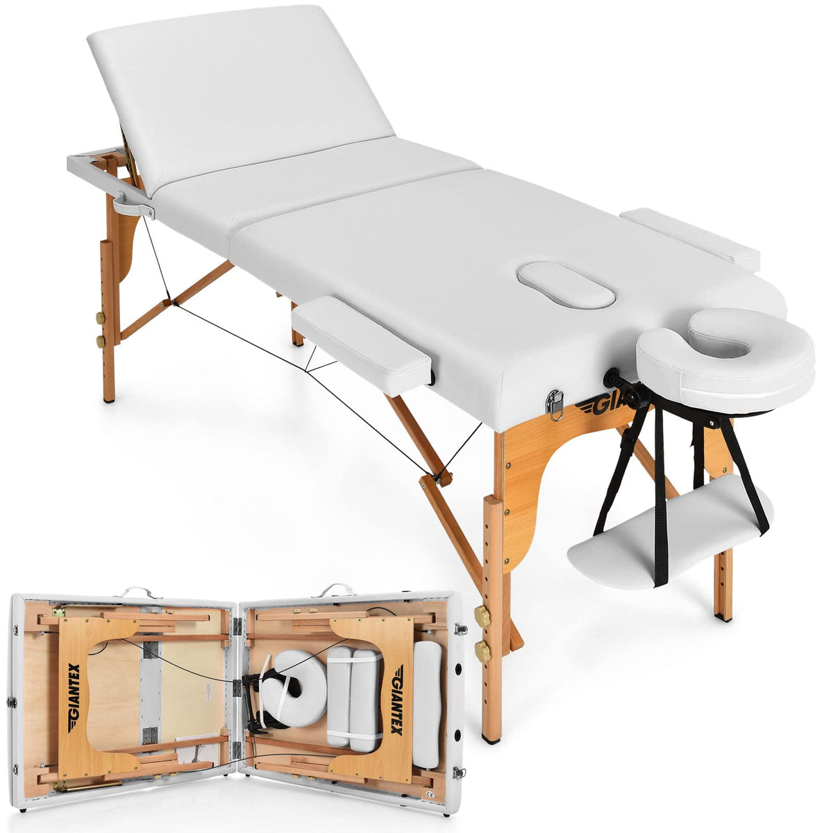 Giantex 3 Folding Portable Massage Table