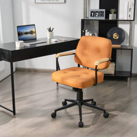 Giantex PU Leather Home Office Chair