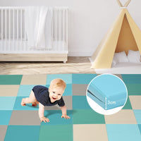 Giantex Toddler Foam Play Mat, Colorful Patchwork Toddler Foam Floor Mat