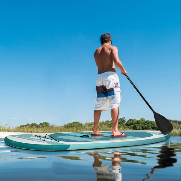 10ft Inflatable Stand up Paddle Board, Floating SUP Paddleboard with ISUP Accessories, 15CM Thick, 10' x 30" x 6"