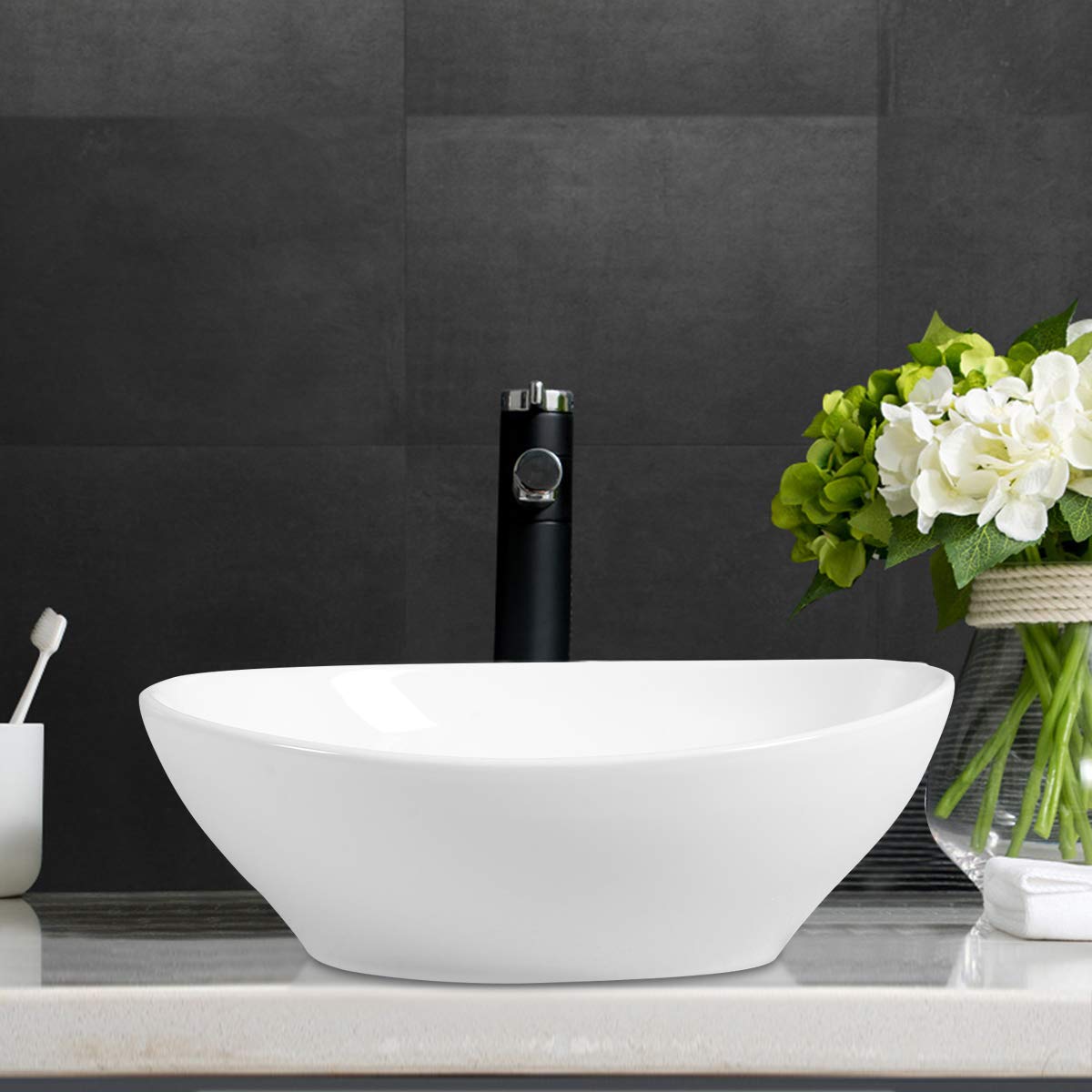 Giantex Oval Bathroom Basin