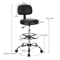 Giantex Ergonomic Drafting Chair w/Backrest