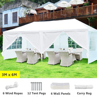 Giantex 3x6M Gazebo Canopy Party Wedding Marquee Event Pavilion Tent