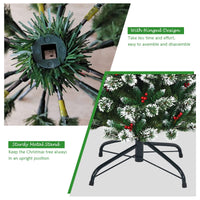 Christmas Tree, 1.5/1.8/2.1M Snow Flocked Artificial Xmas Tree