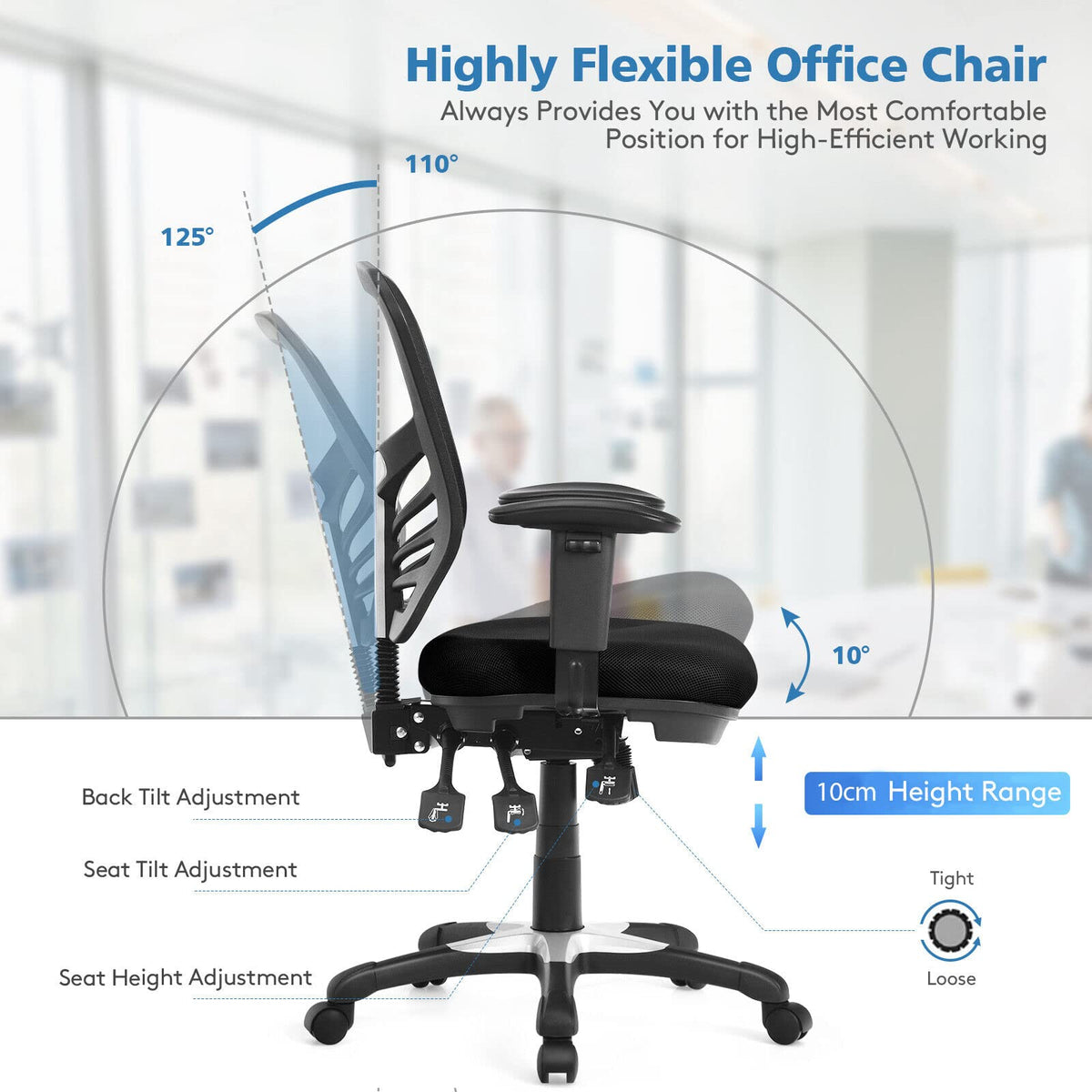 Giantex Rocking Home Office Chair
