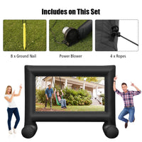 14 FT Inflatable Outdoor Projector Movie Screen, Blow Up Mega Movie Screen