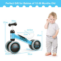 Baby Balance Bike, Kids Ride On Toys, Children Toddler Mini No Pedal Push Scooter, Walk Bike Bicycle