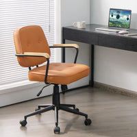 Giantex PU Leather Home Office Chair