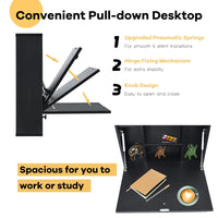 Wall-mounted Desk, Floating Laptop Desk