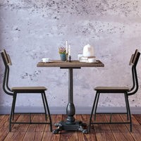 Giantex Dining Chair Set of 2, Kitchen Side Chairs w/Sturdy Metal Legs, Adjustable Non-Slip Footpads, Ergonomic Backrest