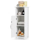 Bathroom Floor Cabinet w/Single Door & Adjustable Shelf, Avoid Tipping Over & Wobbling